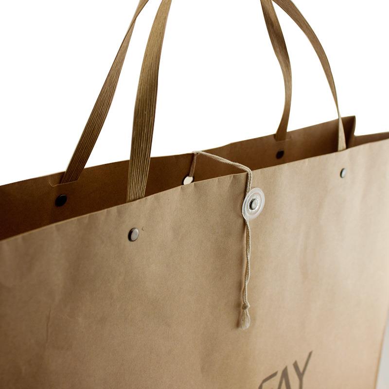 kraft paper shopping bags carry heavy products(4)