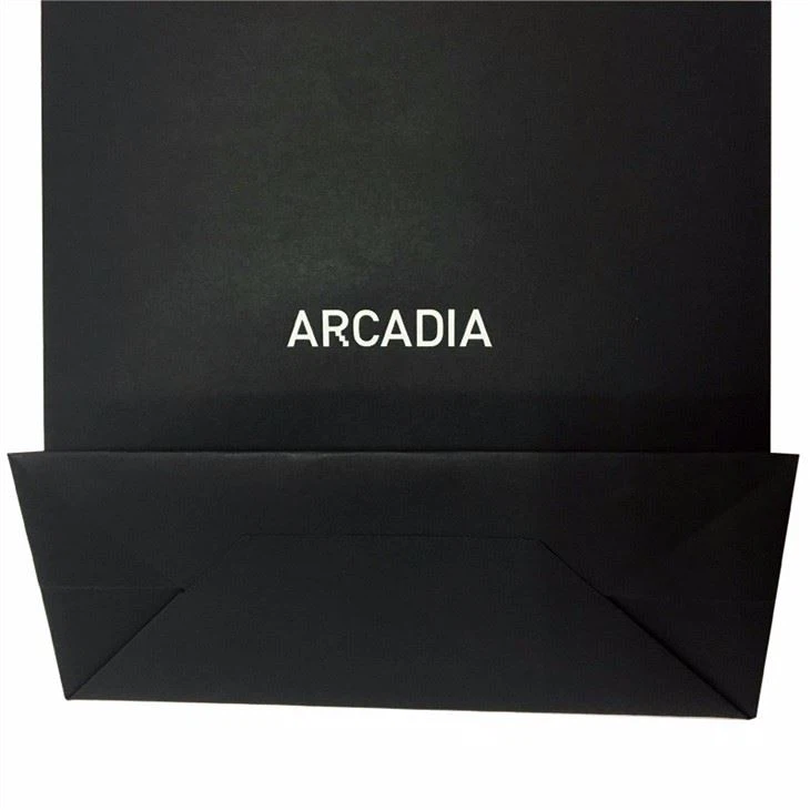 Black Paper Bags With Handles