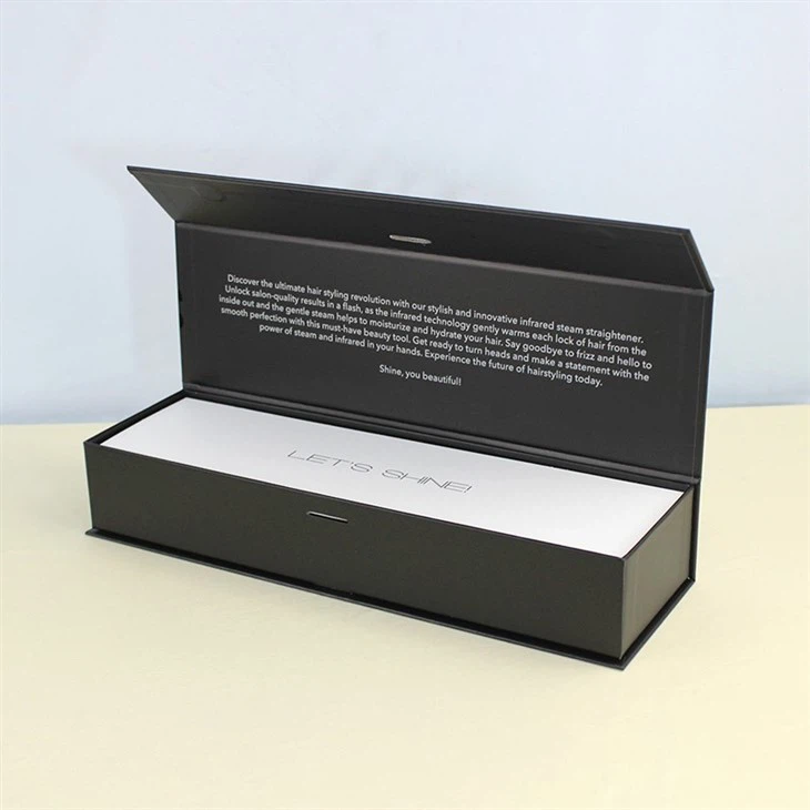 Black Magnetic Box With Ribbon (6)
