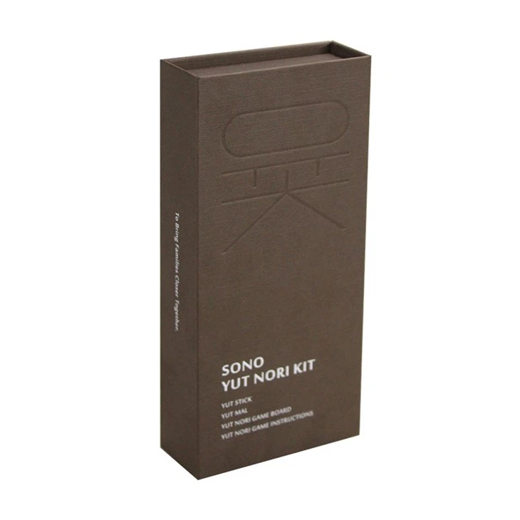 Brown Textured Paper Magnetic Boxes